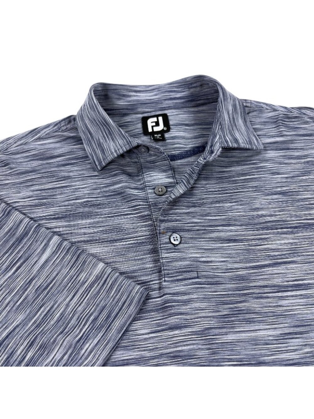 Footjoy Mind Over Matter Golf Polo Mens Size XL Short Sleeve Heather Blue